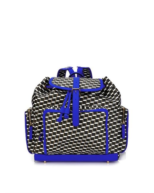Pierre Hardy Cube-print coated-canvas backpack