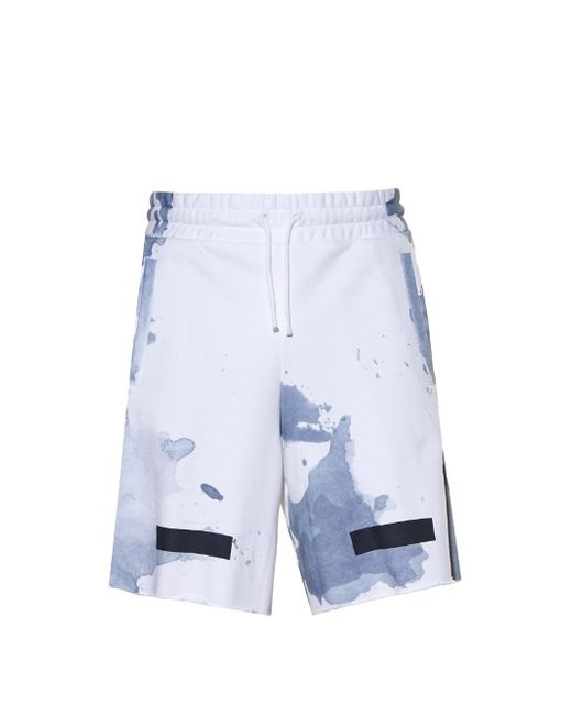 Off-White Liquid spot and logo-print shorts