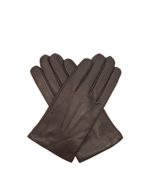 Dents Bath Cashmere-lined Leather Gloves