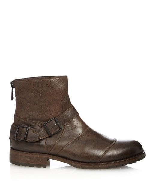 Belstaff Trialmaster waxed-leather boots