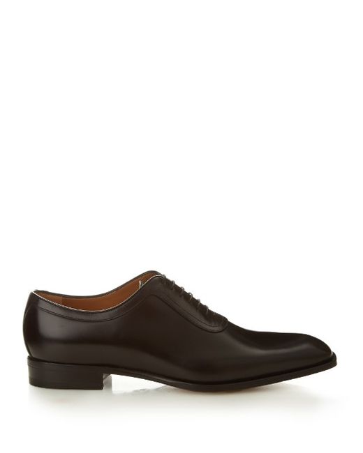 Gucci Broadwick lace-up leather oxford shoes