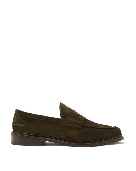 Tricker'S Adam Suede Penny Loafers