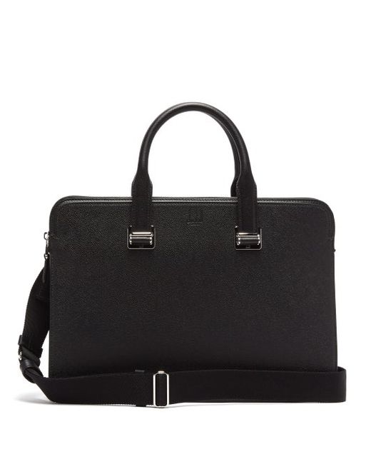 Dunhill Cadogan Grained-leather Briefcase