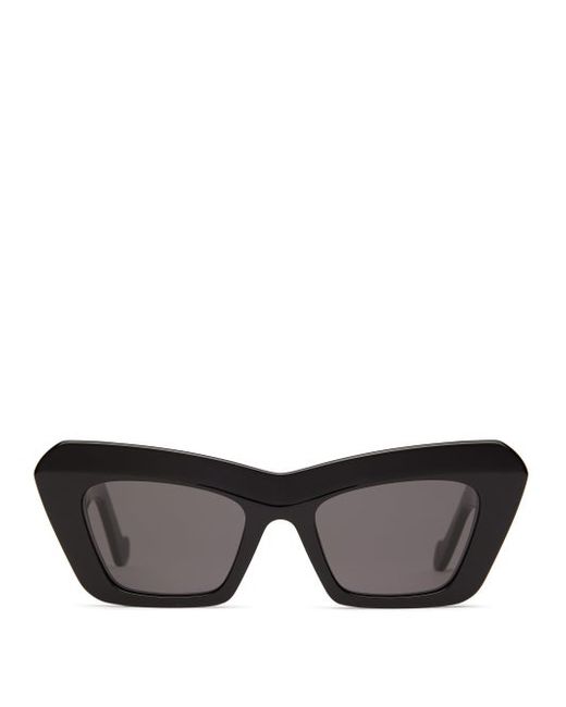 Loewe Eyewear Anagram-logo Cat-eye Acetate Sunglasses