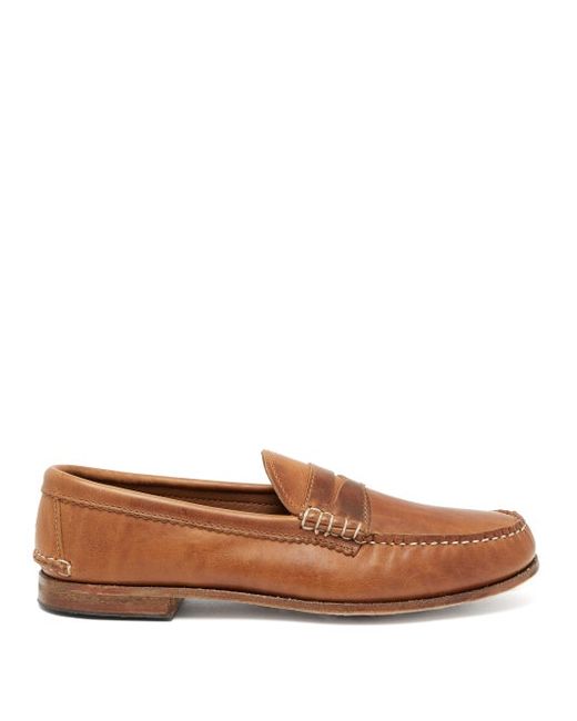 Quoddy True Leather Penny Loafers