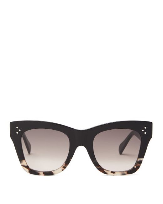 Celine Gradient Square Acetate Sunglasses