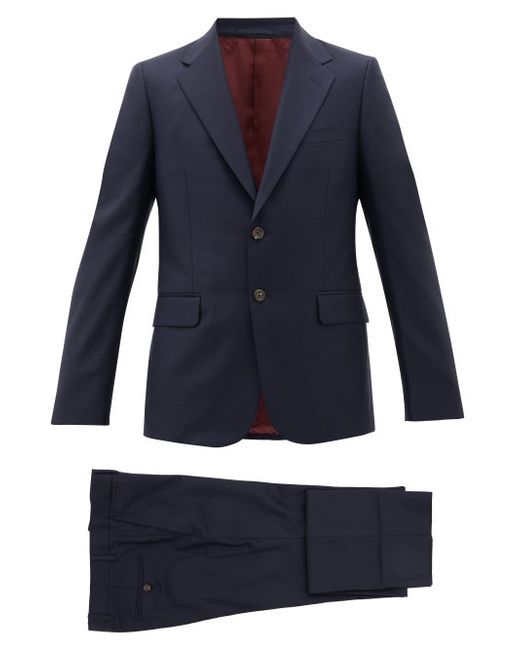 Gucci London Single-breasted Wool-blend Suit