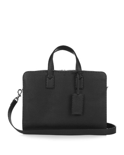 Fendi Selleria leather briefcase
