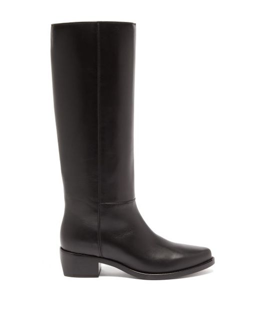 Legres Knee-high Leather Riding Boots