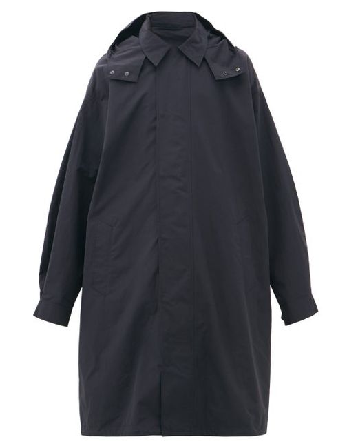 Raey Oversized Lightweight Cotton-blend Hooded Raincoat