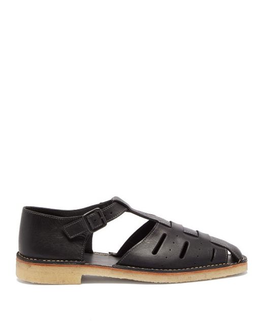 Lemaire Square-toe Leather Sandals