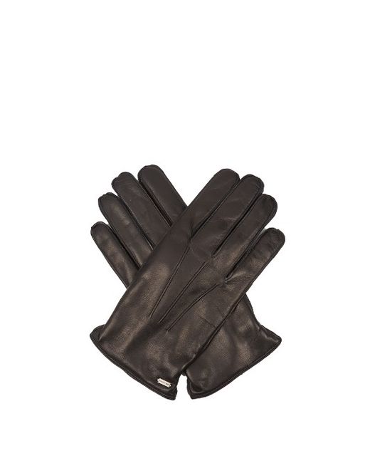 Dolce & Gabbana Cashmere-lined leather gloves