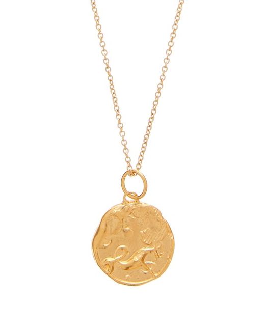 Alighieri Capricorn 24kt plated Necklace