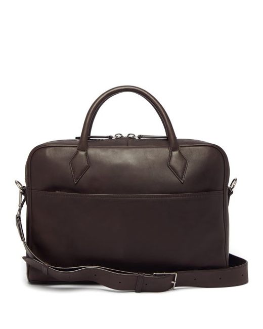 Métier Closer Smooth-leather Briefcase