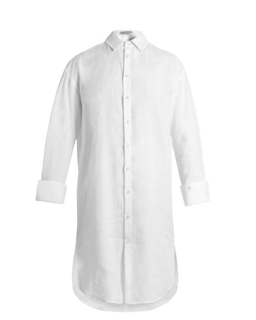 Palmer/Harding Long-line step-hem shirt