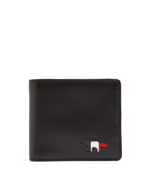 Maison Kitsuné Cut-out logo bi-fold wallet