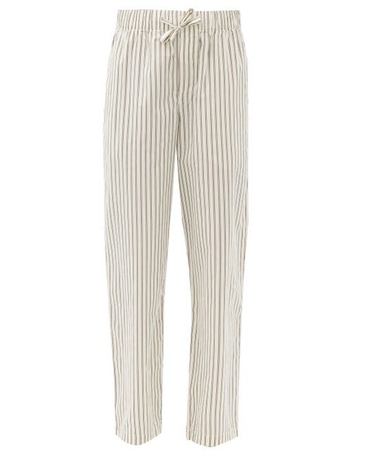 Tekla Striped Organic-cotton Pyjama Trousers