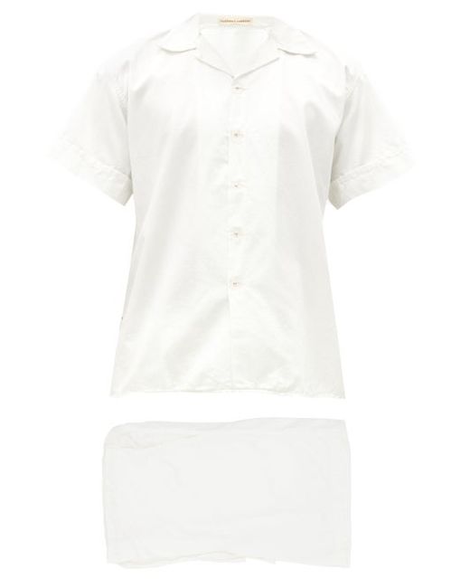 Cleverly Laundry Superfine-cotton Sateen Pyjama Set