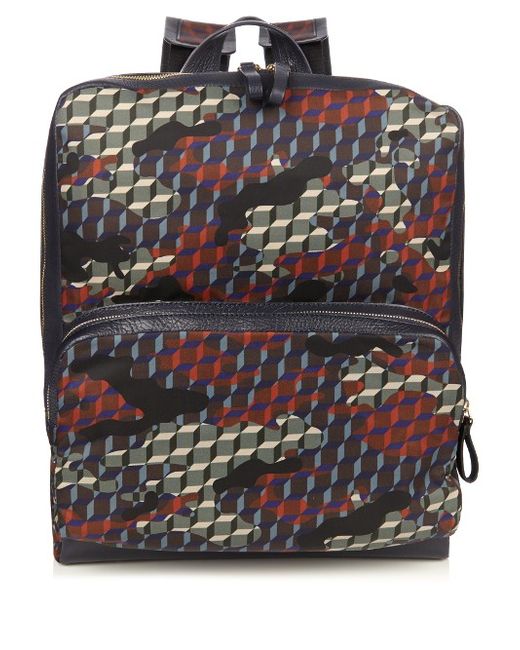 Pierre Hardy Camocube-print backpack
