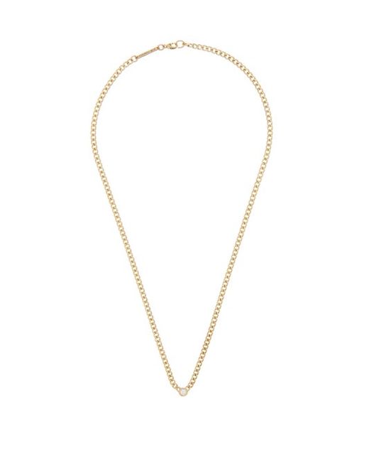 Zoe Chicco Diamond 14kt Curb-chain Necklace