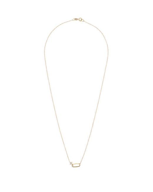 Lizzie Mandler Fine Jewelry Diamond 18kt 14kt Gold Necklace