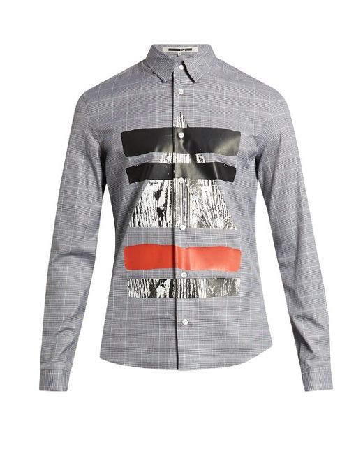 McQ Alexander McQueen Prince of Wales-checked cotton shirt