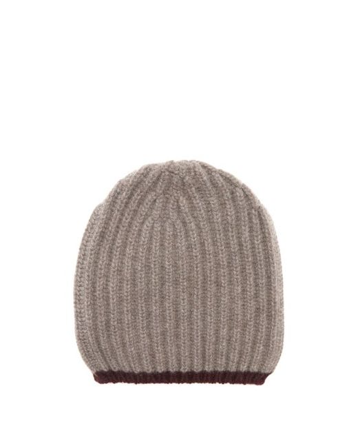 Begg x Co Ribbed Cashmere Beanie Hat