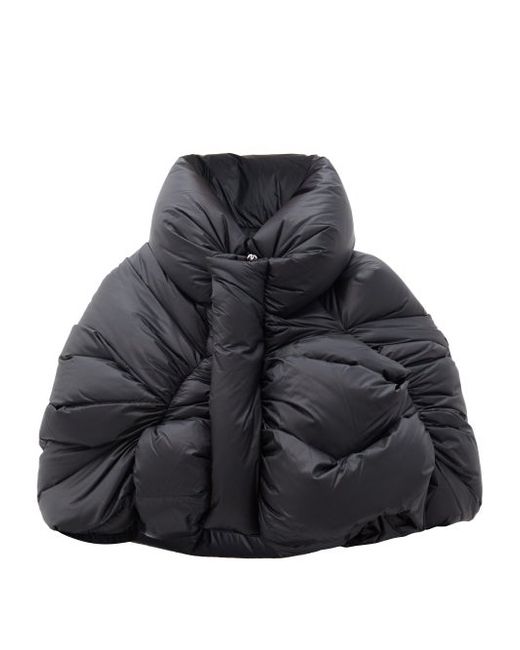 Moncler + Rick Owens Ufo Cropped Quilted Down Jacket