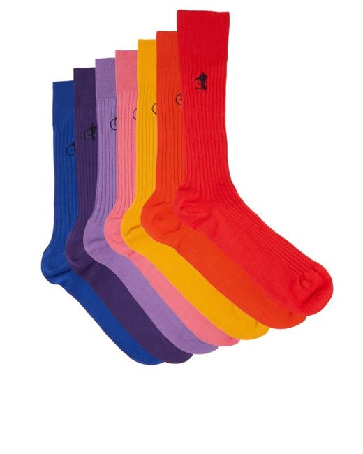 London Sock Company Traditional Bundle Pack Of Seven Socks