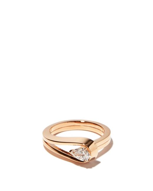 Spinelli Kilcollin Raneth 18kt Gold Rose Sterling Ring