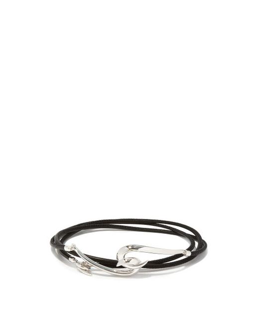 Shaun Leane Hook Sterling And Leather Bracelet