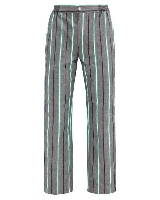 P. Le Moult Striped Cotton Pyjama Trousers