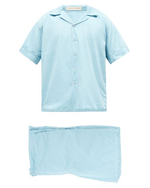 Cleverly Laundry Superfine-cotton Sateen Pyjamas