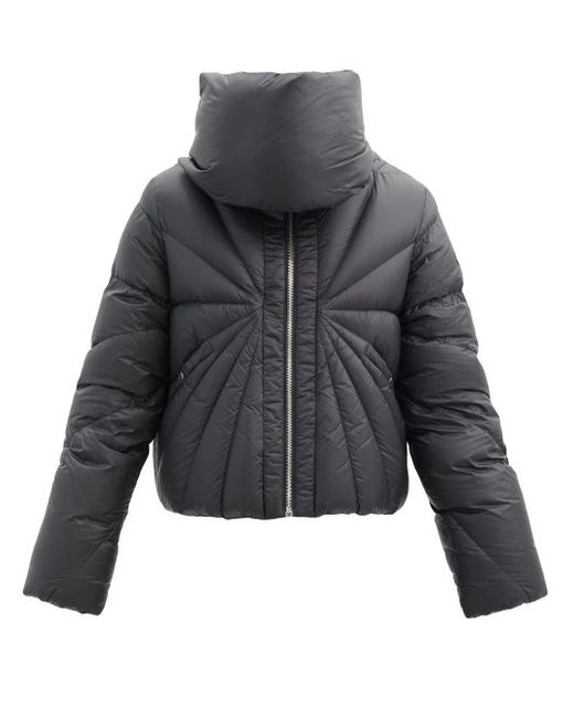 Moncler + Rick Owens Tonopah Spiral-quilted Down Jacket