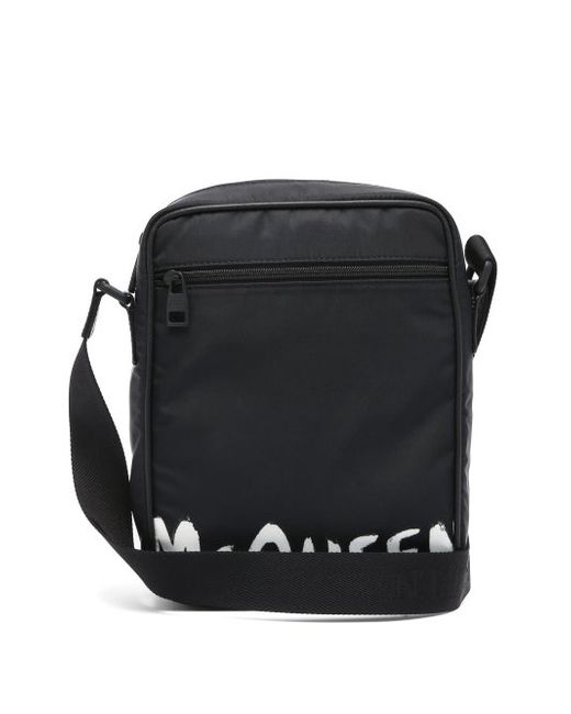 Alexander McQueen Urban Logo-print Canvas Cross-body Bag