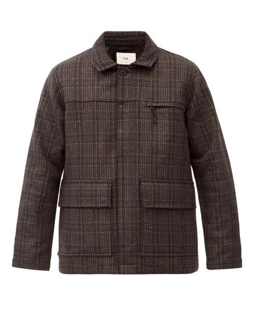 Folk Alber Patch-pocket Wool-blend Jacket