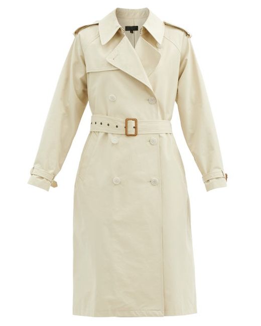 Nili Lotan Tanner Belted Cotton-blend Trench Coat