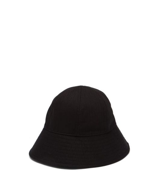 Jil Sander Cotton-herringbone Bucket Hat