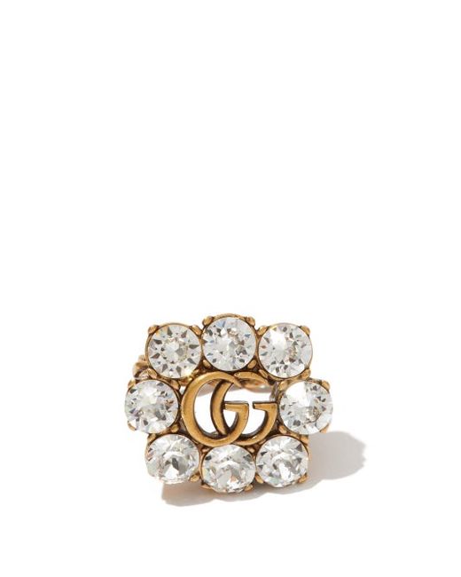 Gucci GG embellished Ring