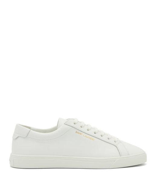 Saint Laurent Andy Leather Trainers