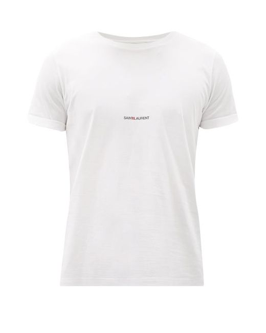 Saint Laurent Logo-print Cotton T-shirt
