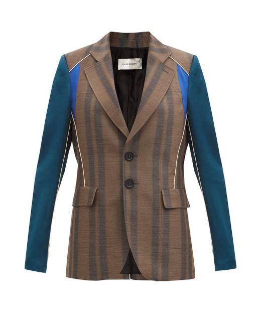 Wales Bonner Isaacs Satin-trim Wool-blend Twill Jacket