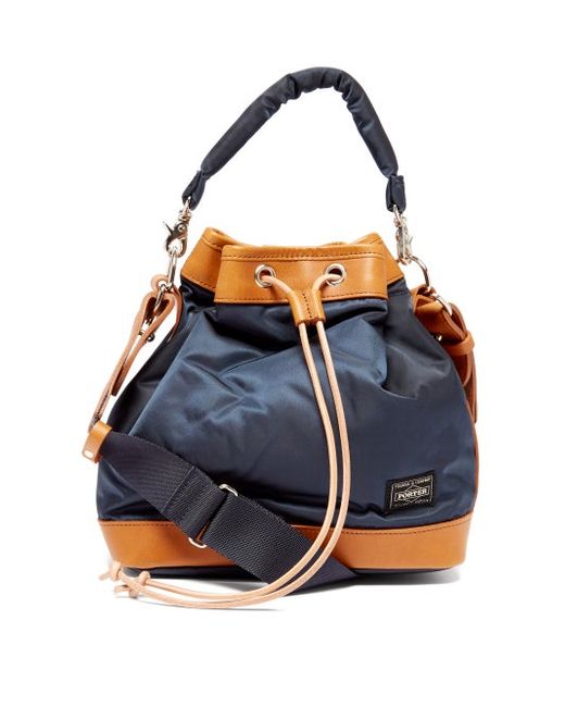 Porter-Yoshida & Co. . String Leather-trim Bucket Bag