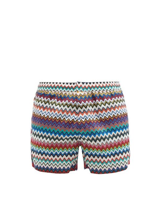 Missoni Mare Zigzag-print Swim Shorts
