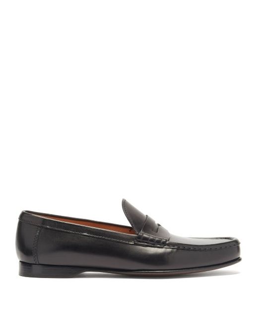 Ralph Lauren Purple Label Chalmers Leather Loafers