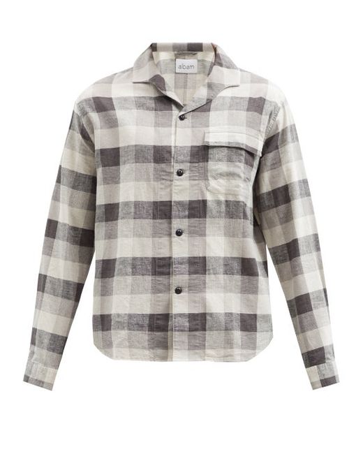 Albam Miles Buffalo-check Flannel Shirt