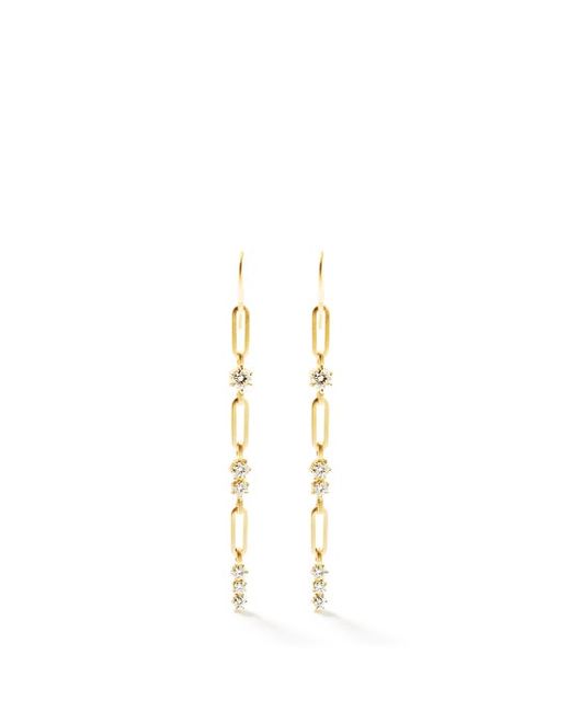 Jade Trau Pia Diamond 18kt Gold Drop Earrings