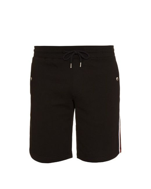 Moncler Drawstring cotton-jersey shorts