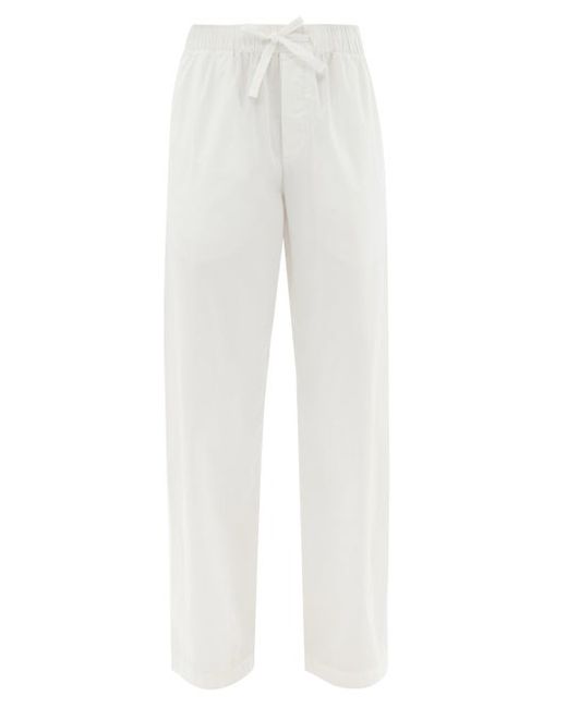 Tekla Drawstring Organic-cotton Pyjama Trousers