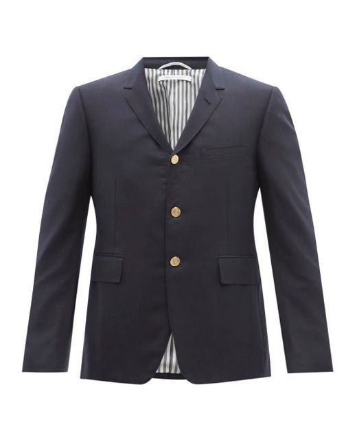 Mens RTW Thom Browne Super 120s Wool-twill Suit Jacket